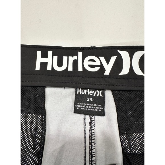 Hurley Men's Dark Heathered Performance Shorts Size 34 Board Shorts Swim Casual - Picture 3 of 6